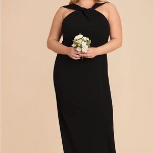 Erica Dress Luxe Knit Black Evening Gown